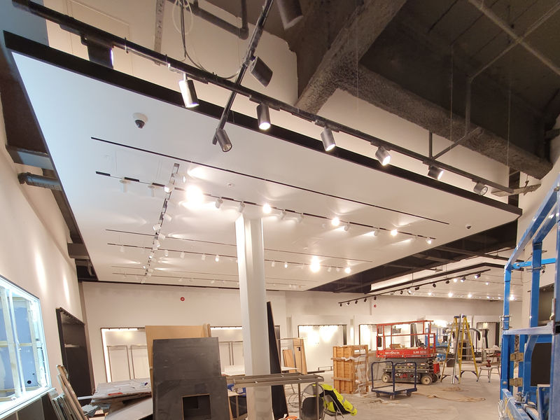 Mango Stores suspended ceiling and decoration project
